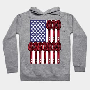 US Open tennis flag Hoodie